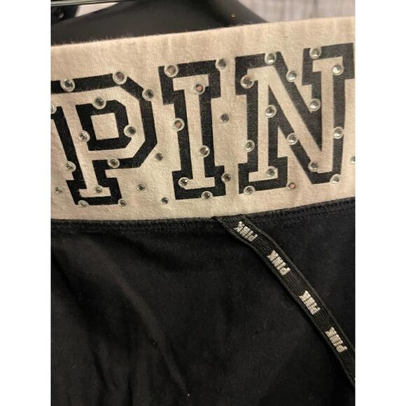 Vs pink bling logo leggings- /pants large - Picture 2 of 5